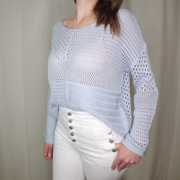 Lighten up- Blue sweater - Picture 5 of 12